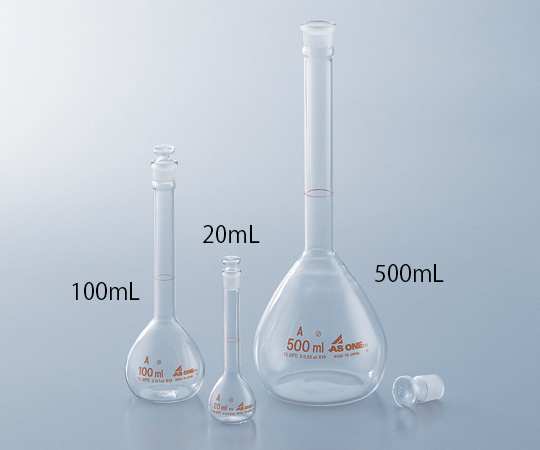 AS ONE 1-8564-01 Volumetric Flask White 5mL